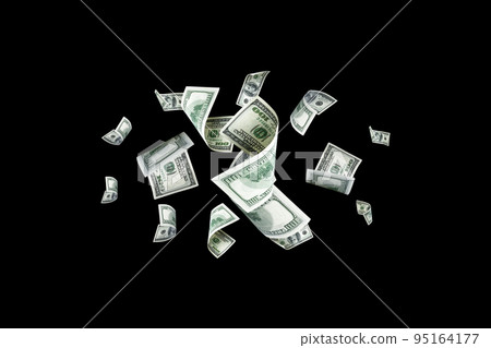 Money falling. American money. Washington American cash, usd background. Money falling. American money. Washington American cash, usd background. 95164177