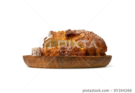 Homemade Sliced Bread Isolated Homemade Sliced Bread Isolated 95164266