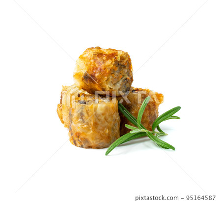 Spring Rolls, Rollos Primavera Isolated Spring Rolls, Rollos Primavera Isolated 95164587