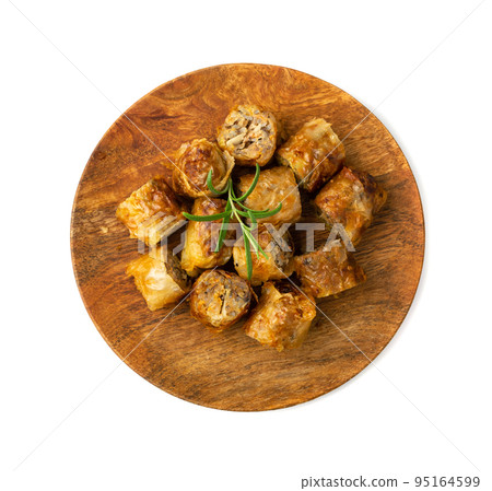 Spring Rolls, Rollos Primavera Isolated Spring Rolls, Rollos Primavera Isolated 95164599
