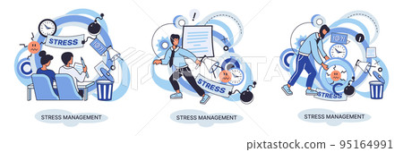 Stress management abstract metaphor, pressure control, depression, emotional tension, mental health Stress management abstract metaphor, pressure control, depression, emotional tension, mental health 95164991