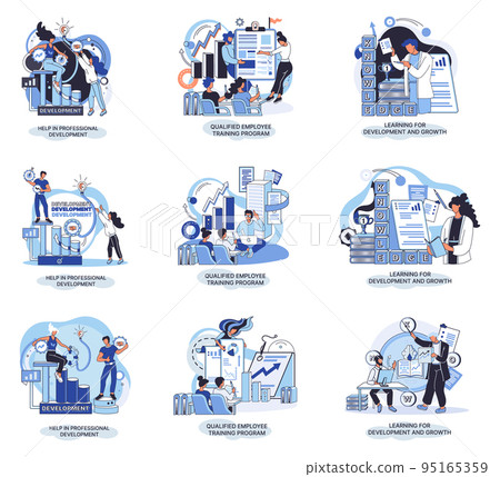 Help in professional development. Qualified employee training program. Learning for software development and growth 95165359