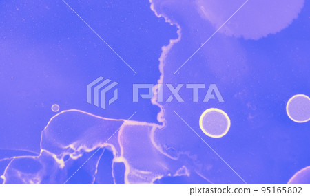 Graphic Paint Wallpaper. Blue Futuristic Modern 95165802