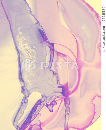 Wedding Invite Design. Pink Pastel Fluid Water. Wedding Invite Design. Pink Pastel Fluid Water. 95165804