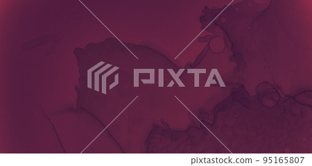 Red Wine Splash. Watercolour Maroon Pattern. 95165807