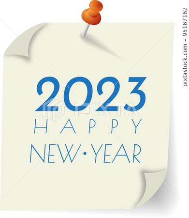 2023 happy new year. 2023 PNG Transparent Images. numbers paper style. PNG. greeting card. 95167162
