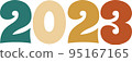 2023 happy new year. 2023 PNG Transparent Images. minimal style. PNG. greeting card. 95167165