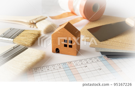 Painting work, process control, remodeling, exterior wall painting, repair, detached house work Painting work, process control, remodeling, exterior wall painting, repair, detached house work 95167226