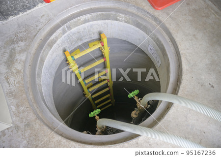 Inside the emergency water tank water station 95167236