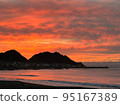 mountains and sunrise. 95167389