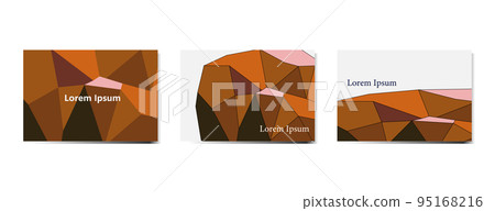 DM/postcard/business card design template set rock/rock motif 95168216