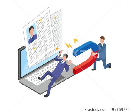 獲得優秀人力資源的人員形像說明 獲得優秀人力資源的人員形像說明 95169721