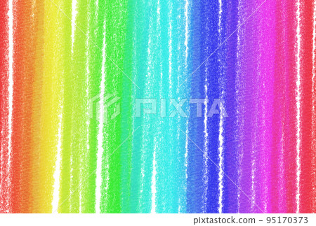 背景材料_蠟筆_彩虹色 背景材料_蠟筆_彩虹色 95170373