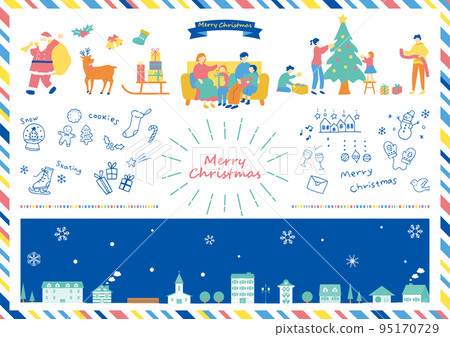 享受聖誕節的人們 95170729