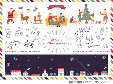 享受聖誕節的人們 95170809