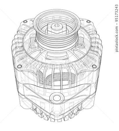 Car generator. Vector Car generator. Vector 95173243