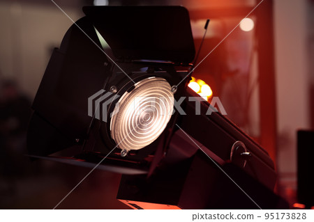 stage spotlight or followspot with barn doors stage spotlight or followspot with barn doors 95173828