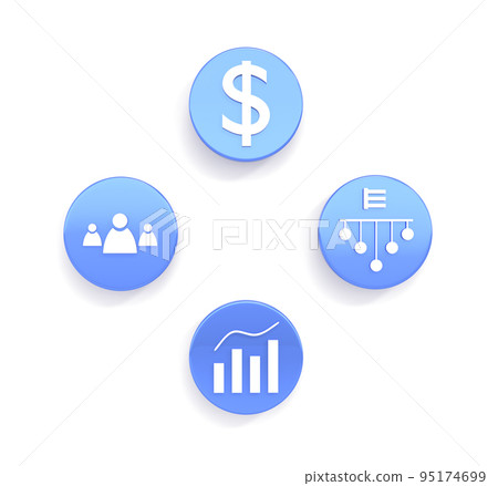 Office icons, 3d render set of blue round symbols with business people team, graph or column chart, dollar money, enterprise resource planning isolated on white background Office icons, 3d render set of blue round symbols with business people team, graph or column chart, dollar money, enterprise resource planning isolated on white background 95174699