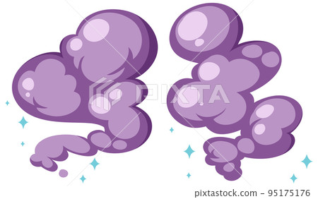 Purple witch and wizard magic spell smoke Purple witch and wizard magic spell smoke 95175176