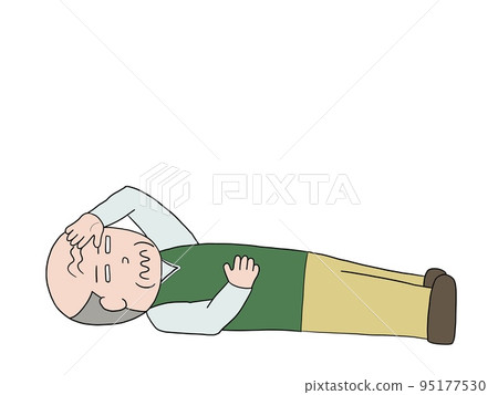 old man falling old man falling 95177530