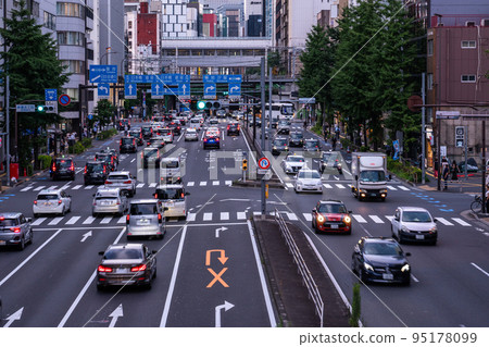 《東京都》東京市中心的國道與交通形象 《東京都》東京市中心的國道與交通形象 95178099