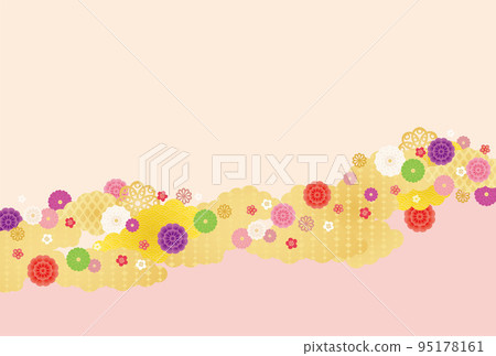 Year of the Rabbit-New Year's card template-Chi 3 vector 95178161