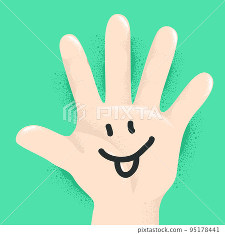 Hand Kid Doodle Smile Illustration Hand Kid Doodle Smile Illustration 95178441