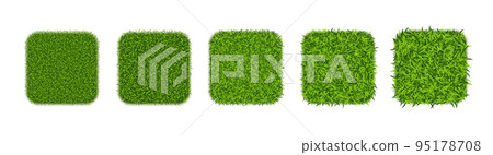 Green Grass Square Background Green Grass Square Background 95178708