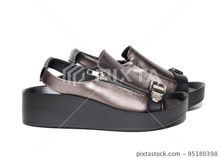 shoes on a white background shoes on a white background 95180398