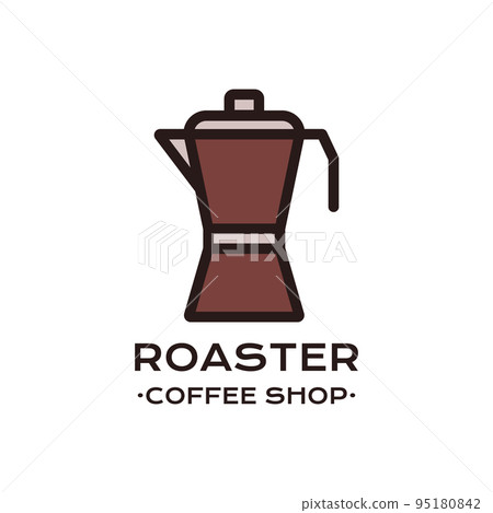 logo of geyser coffee maker and text on white background 95180842
