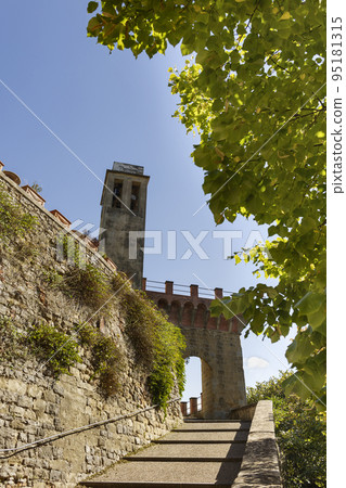 Monterchi Italy ,tower and arch 95181315