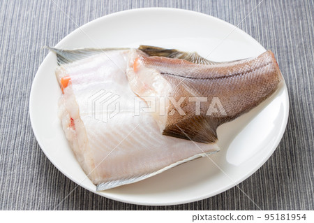 Flatfish (red flounder) fillets. Flatfish (red flounder) fillets. 95181954