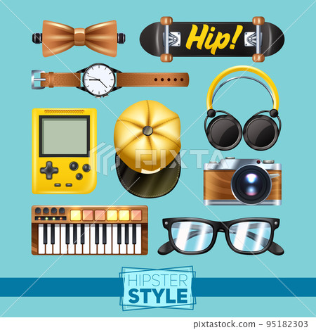 Hipster Elements Set 95182303