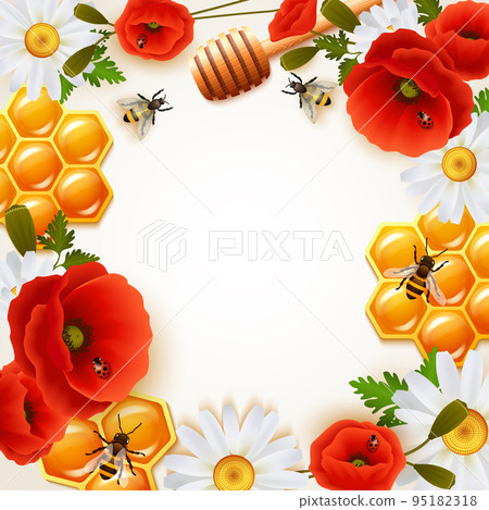 Honey Colored Background 95182318