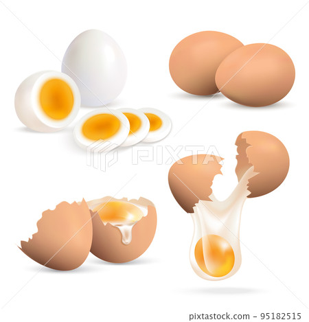 Eggs Realistic Set Eggs Realistic Set 95182515