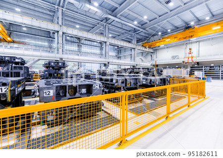 stamping forms in a car factory 95182611