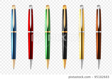 Business Pen Transparent Icon Set Business Pen Transparent Icon Set 95182683