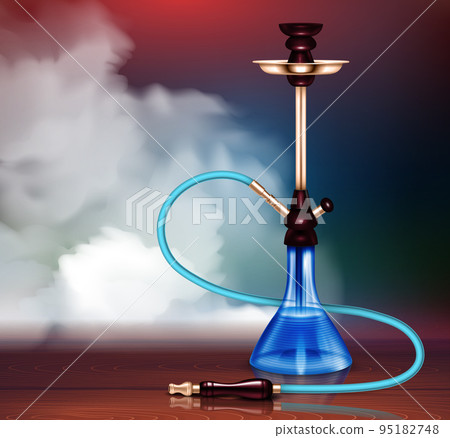 Hookah Realistic Illustration 95182748