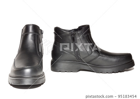 winter boots on a white background 95183454