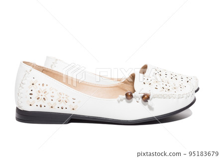 shoes on a white background shoes on a white background 95183679