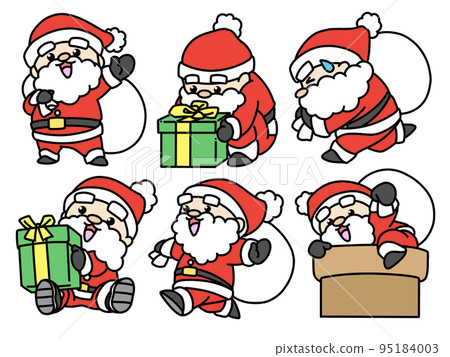 christmas illustration santa claus 95184003