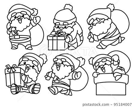 christmas illustration santa 95184007