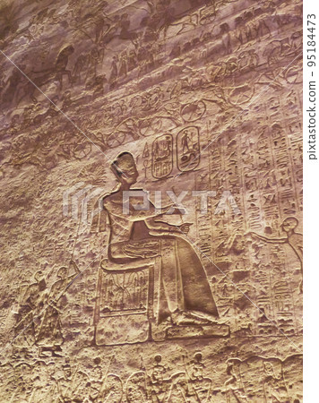 Abu Simbel, the Great Temple of Ramesses II, Egypt 95184473