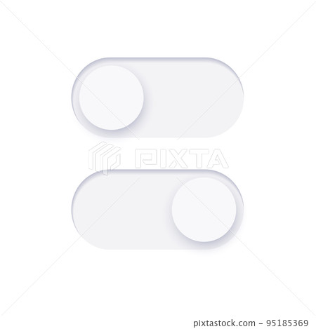 Interactive Toggle Switch / Button w Icons