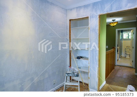 Renovating home renovating an old apartmen renovating plasterboard walls drywalls for gypsum drywall Renovating home renovating an old apartmen renovating plasterboard walls drywalls for gypsum drywall 95185373