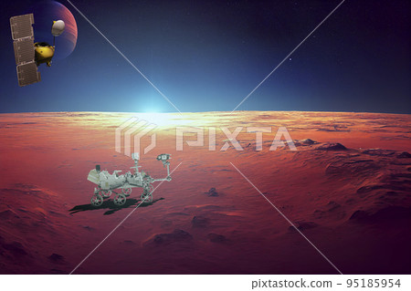 Mars exploration, Planet of the Solar system. Elements of this image furnished by NASA. Mars exploration, Planet of the Solar system. Elements of this image furnished by NASA. 95185954