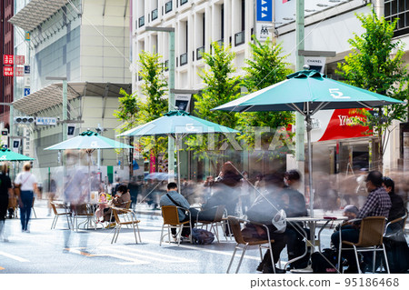 [東京] 銀座街道，步行街 95186468