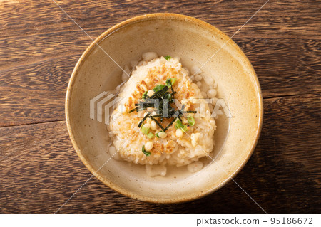 Grilled Rice Balls with Chazuke Grilled Rice Balls with Chazuke 95186672