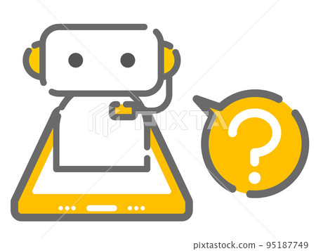 Smartphone chatbot Hatena mark 95187749