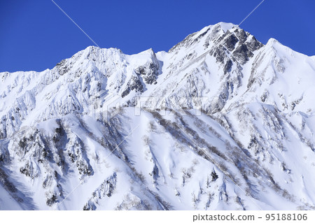 Mt. Goryu in snow Snow mountain climbing 95188106